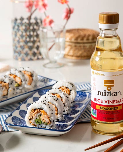 Sriracha-Ginger-Chicken Sushi Roll