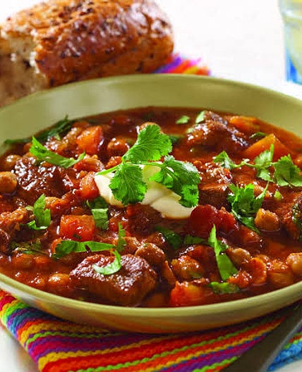 Moroccan Spiced Lamb & Chickpea Stew