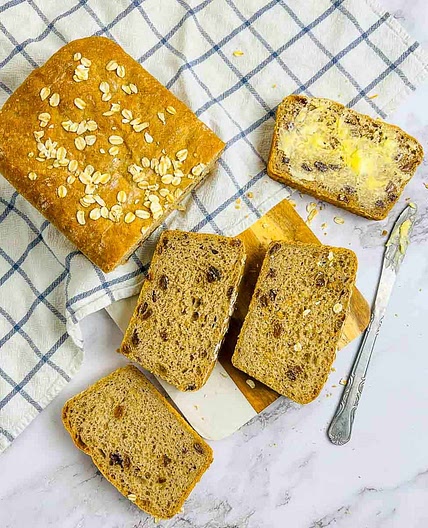 Oats Raisin Bread