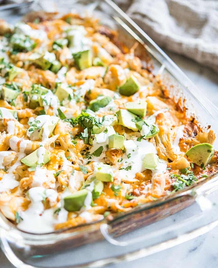 Easy Chicken Enchilada Casserole