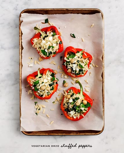 Easy Vegetarian Stuffed Peppers