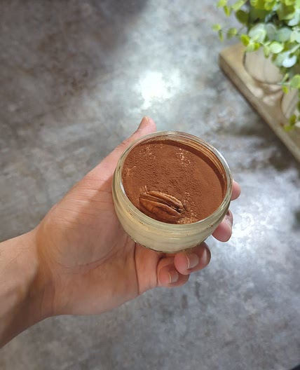 Pecan mousse (Bavarian Cream)