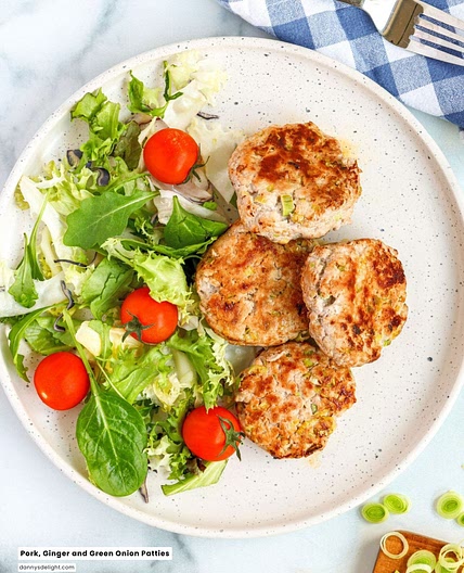 Pork, Ginger and Green Onion Patties