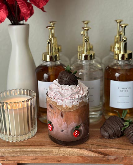 Chocolate Covered Strawberry Iced Mocha