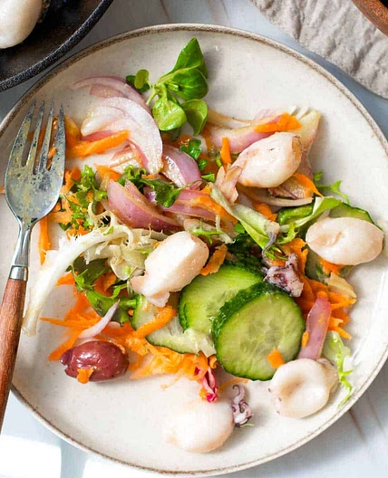 Calamari Garden Salad