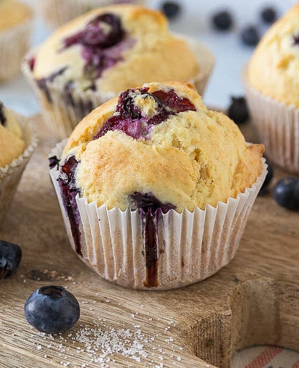 Saftige Blaubeer-Muffins