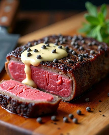 Peppercorn Steak (Tournedos au Poivre) Recipe: A Classic French Delight