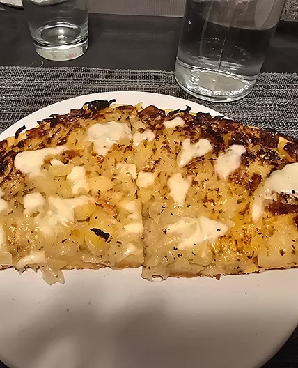 Torta brisee patate e cipolla