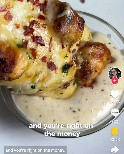 Chicken Alfredo Bread