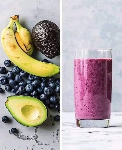 Avocado Blueberry Smoothie