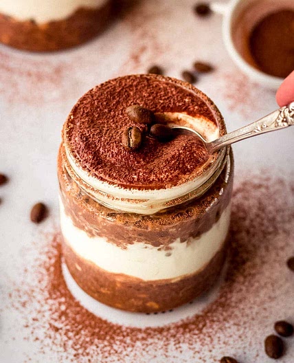 Tiramisu Breakfast Protein Pots 