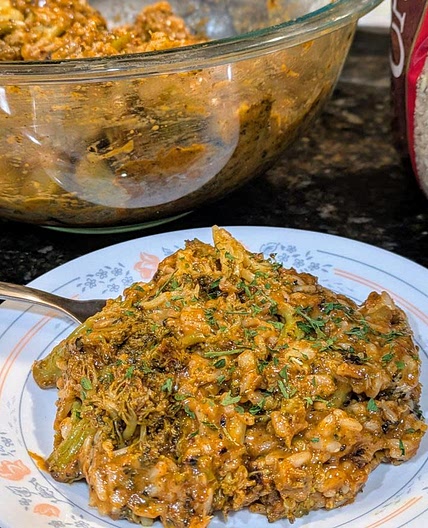 Cheesy Rice and Broccoli