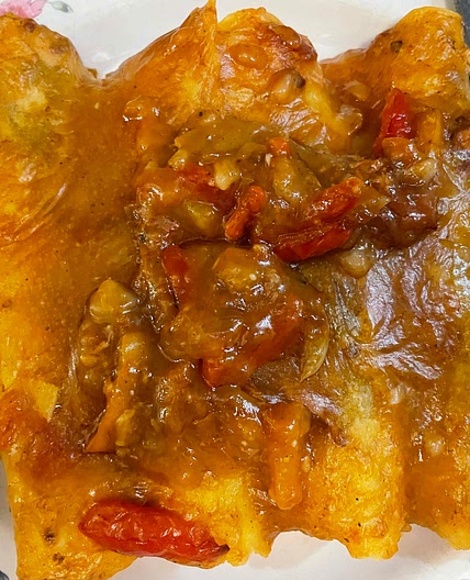 Cream cheese chicken fajita enchiladas 