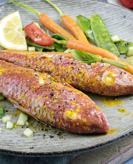 Rougets au barbecue
