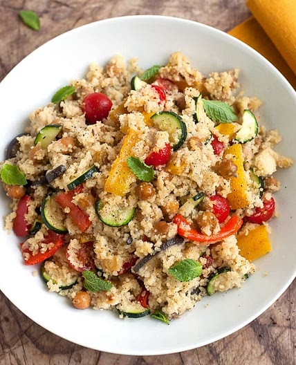Cous cous freddo con verdure