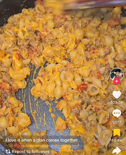 Poor man hamburger Helper