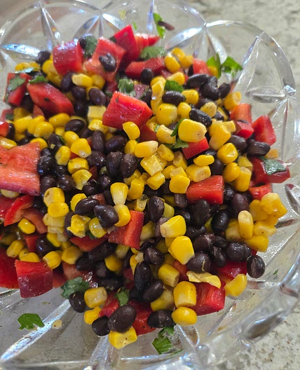 Tracheta's Calico bean salad