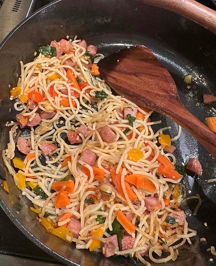 Lemon Butter Sausage Pasta