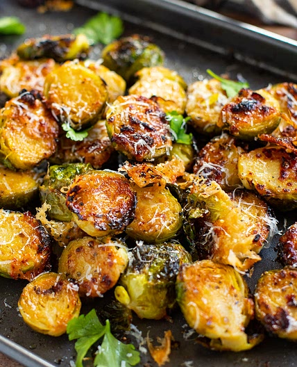 Parmesan Roasted Brussels Sprouts