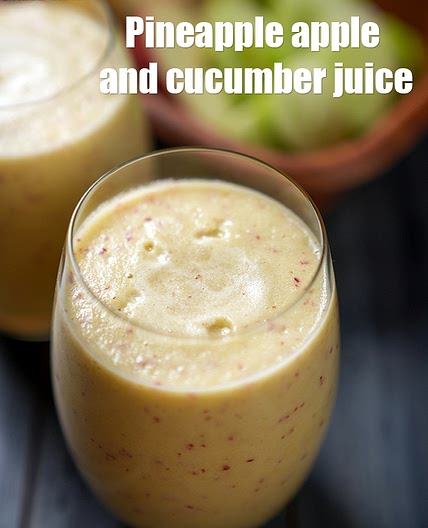 pineapple apple and cucumber juice | detox pineapple cucumber drink | weight loss apple pineapple juice | healthy apple cucumber drink |