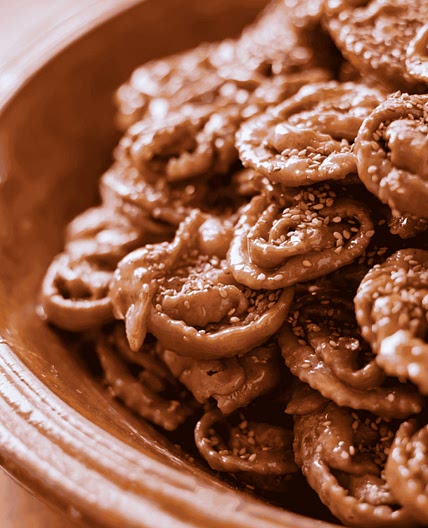 Moroccan Sesame and Honey Pastry