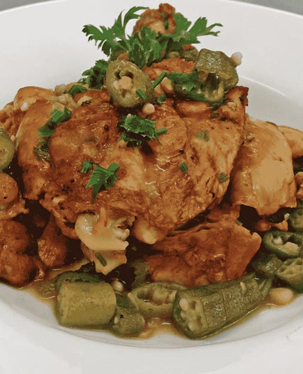 Brazilian Chicken with Okra