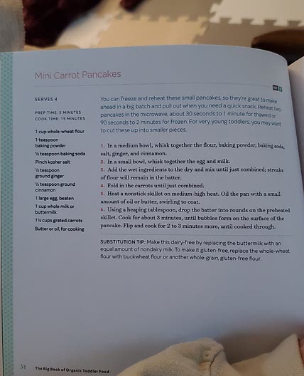 Mini Carrot Pancakes