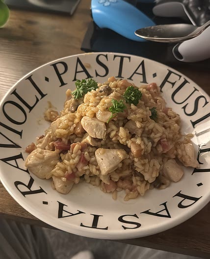 Chicken and Mushroom risotto 