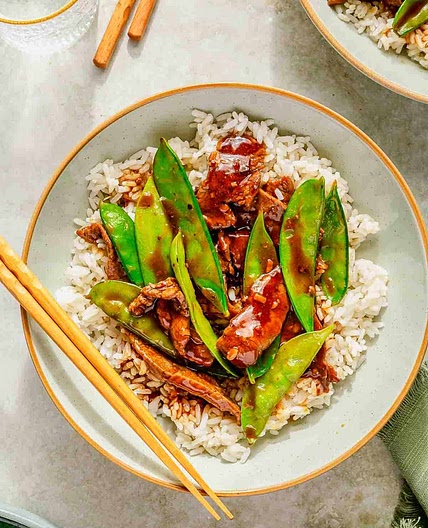 Beef and Snow Pea Stir Fry