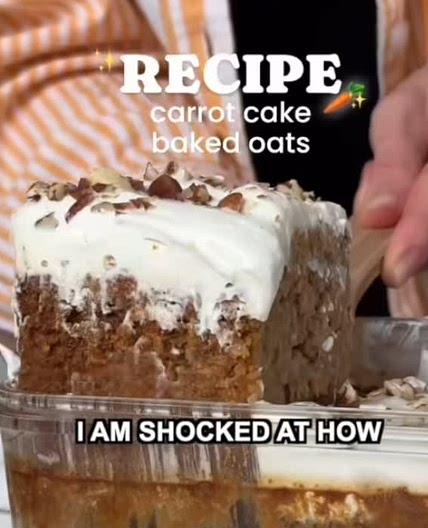 Carrot Cake Baked Oats