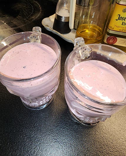 Blueberry protein smoothie