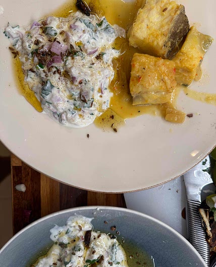Curri amarillo de pescado