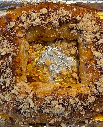 ScoFo’s Boudin king cake 