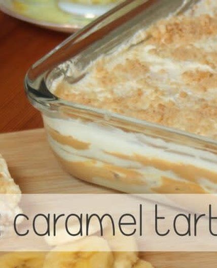 Easy Banana Caramel Tart