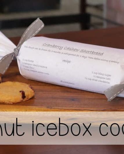 Cranberry Nut Icebox Cookie