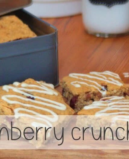 Easy Nut And Cranberry Crunchies