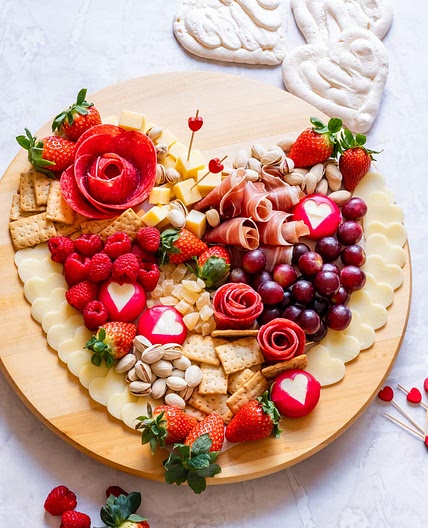 Valentine’s Day Charcuterie Board