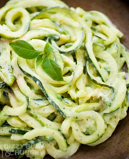 Creamy Avocado Sauce for Zucchini Noodles