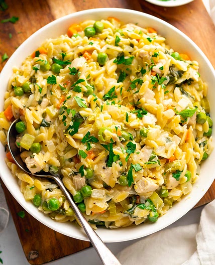 Creamy Chicken Orzo Recipe