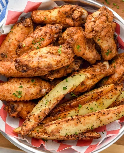 Old Bay chicken Wings