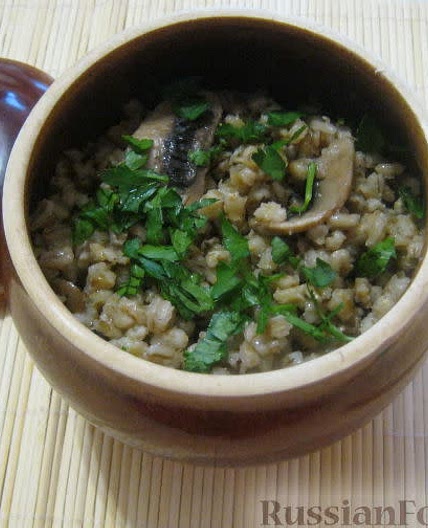 Perlgraupen im Tontopf