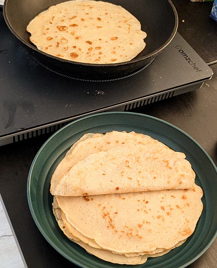 Vegane Pfannkuchen