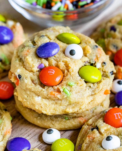 Halloween Cookies Recipe (Pudding Cookies)