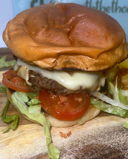 Caramelised Red Onion Smash Burgers 