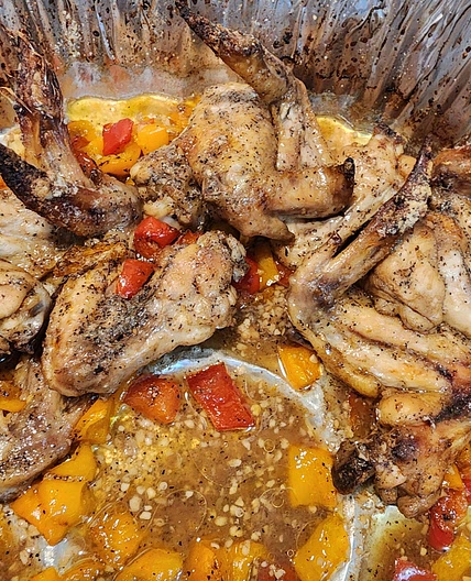 Sesame Salt & Vinegar Wings