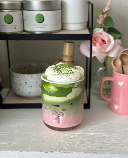Strawberry Cheesecake Matcha 
