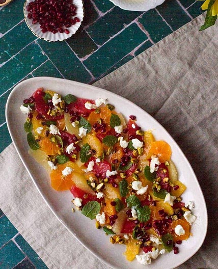 Easy Mint Citrus Salad with Honey Drizzle