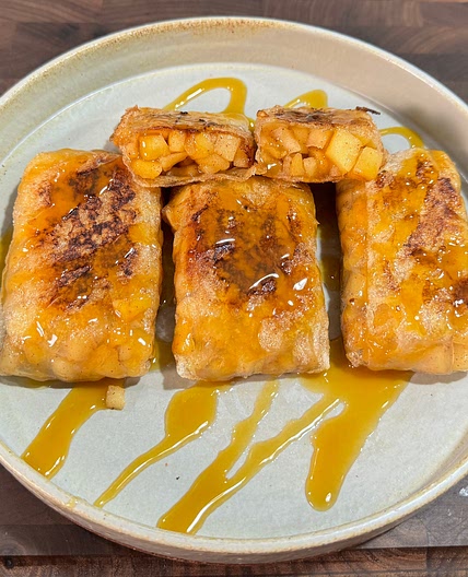 라이스페이퍼 사과파이? 정말 쉽고 맛있어요!