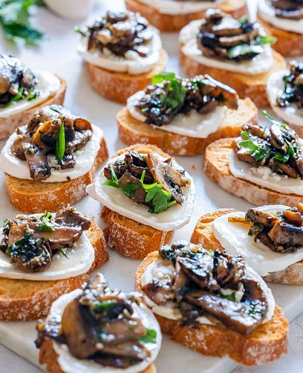 Mushroom Crostini