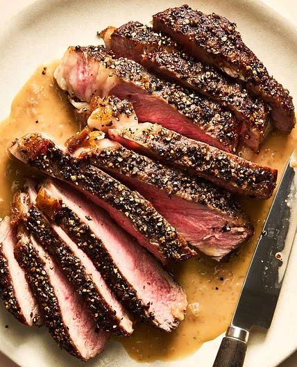 Steak au poivre